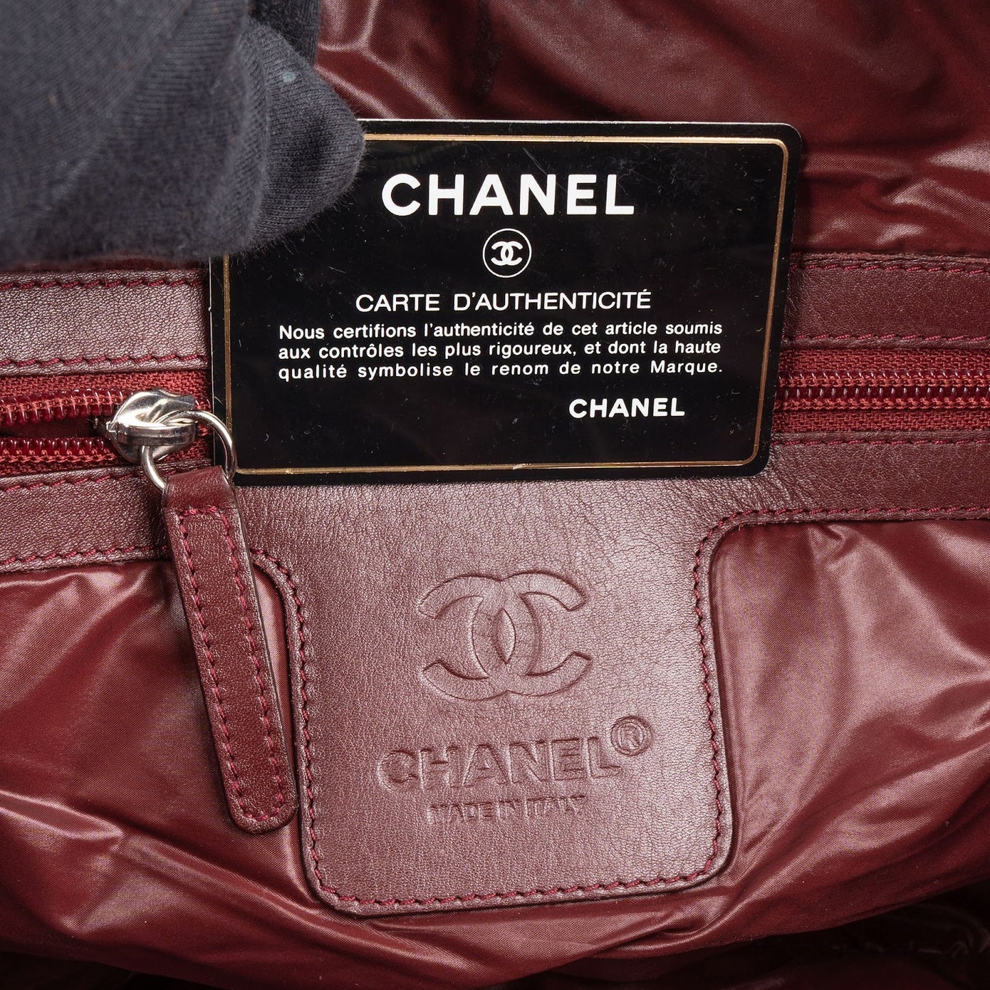 Chanel Quilted Nylon Coco Cocoon Tote Handbag
