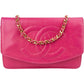 Chanel Caviar Leather Timeless CC Vintage Wallet on Chain Crossbody Bag