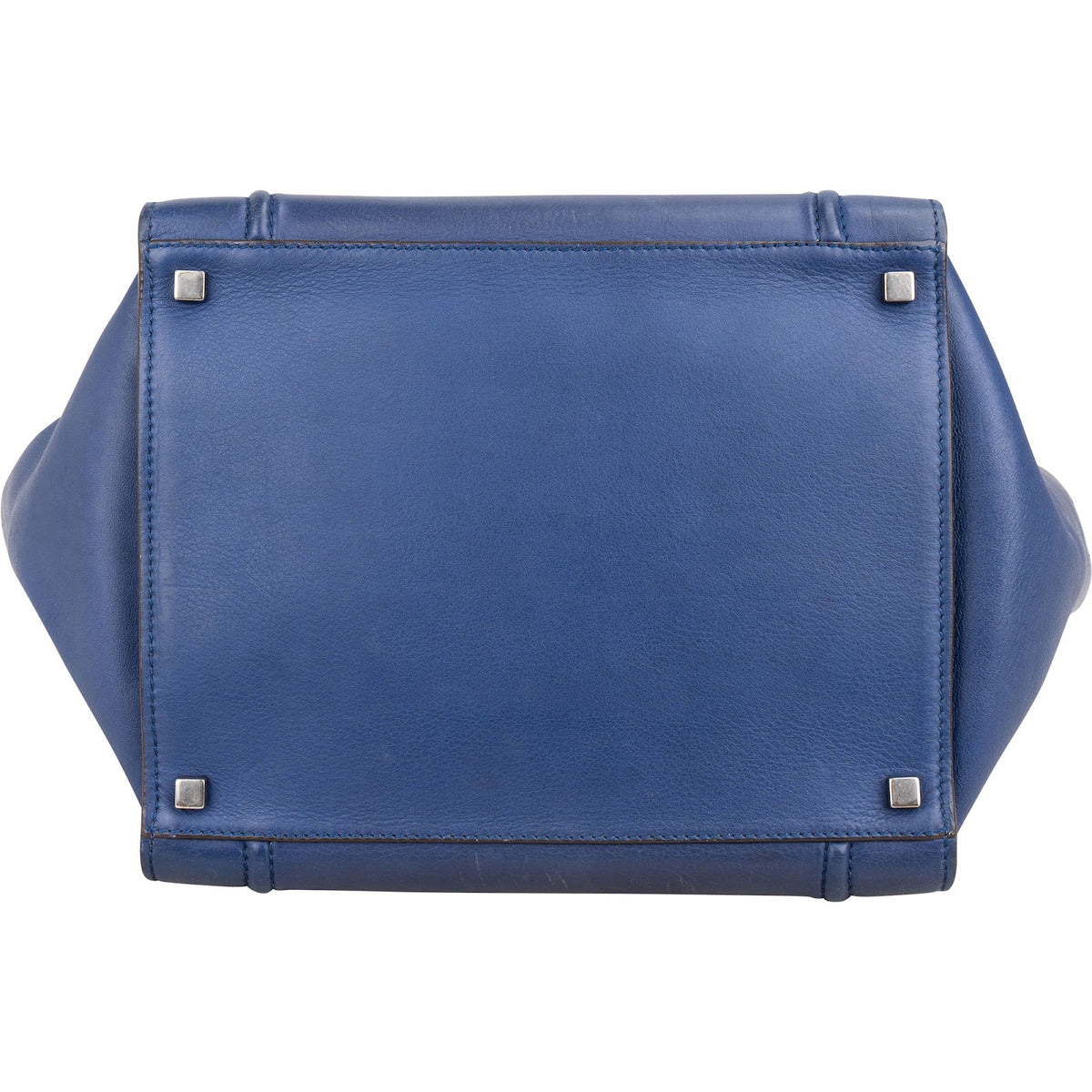 Céline Blue Leather Phantom Handbag