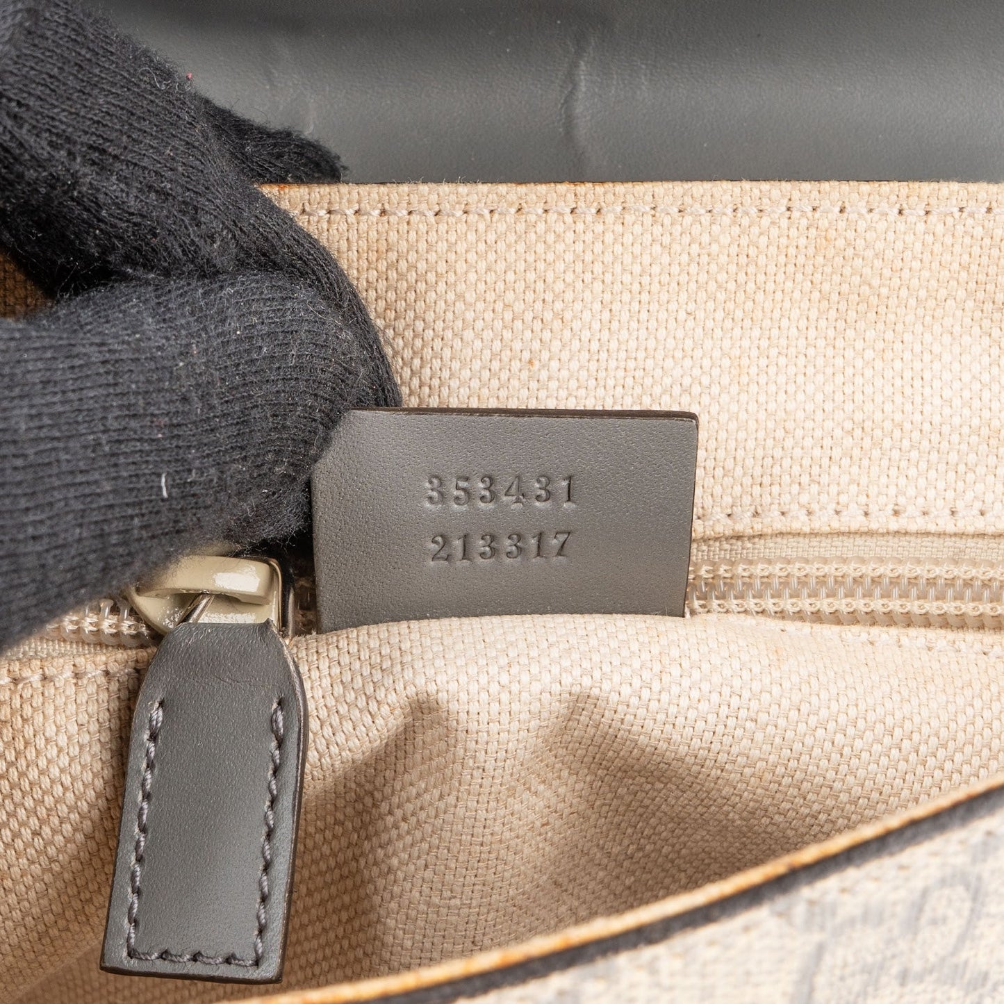 Gucci Monogram GG Supreme Canvas Crossbody Bag