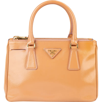 Prada Saffiano Vernice Galleria Handbag