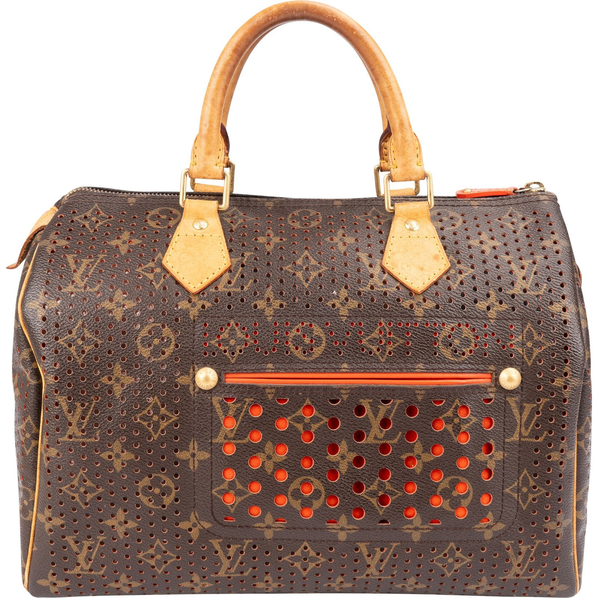 Louis Vuitton Speedy 30 aus perforiertem Monogram Canvas (limitiert) – Vorderansicht