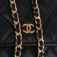 Chanel Quilted Caviar Leather Wallet On Chain Crossbody Bag