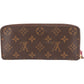 Louis Vuitton Monogram Canvas Clemence Zippy Wallet
