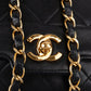 Chanel Quilted Lambskin 24K Gold Single Flap Crossbody Bag