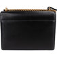 Saint Laurent Black Leather Sunset Medium Crossbody Bag
