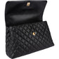 Chanel Jumbo Caviar Leather Coco Handle Handbag