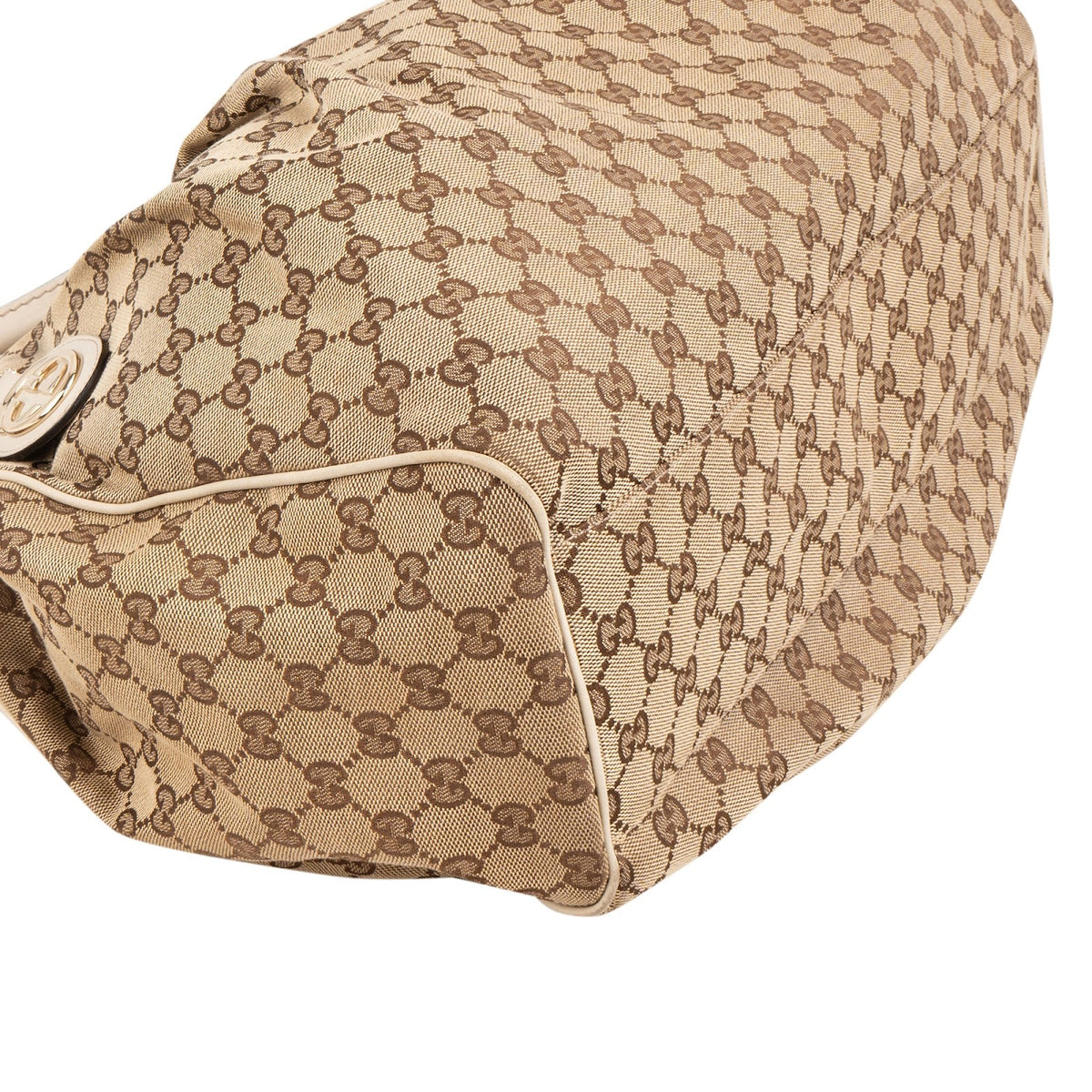 Gucci Monogram GG Canvas Sukey Large Hobo Handbag