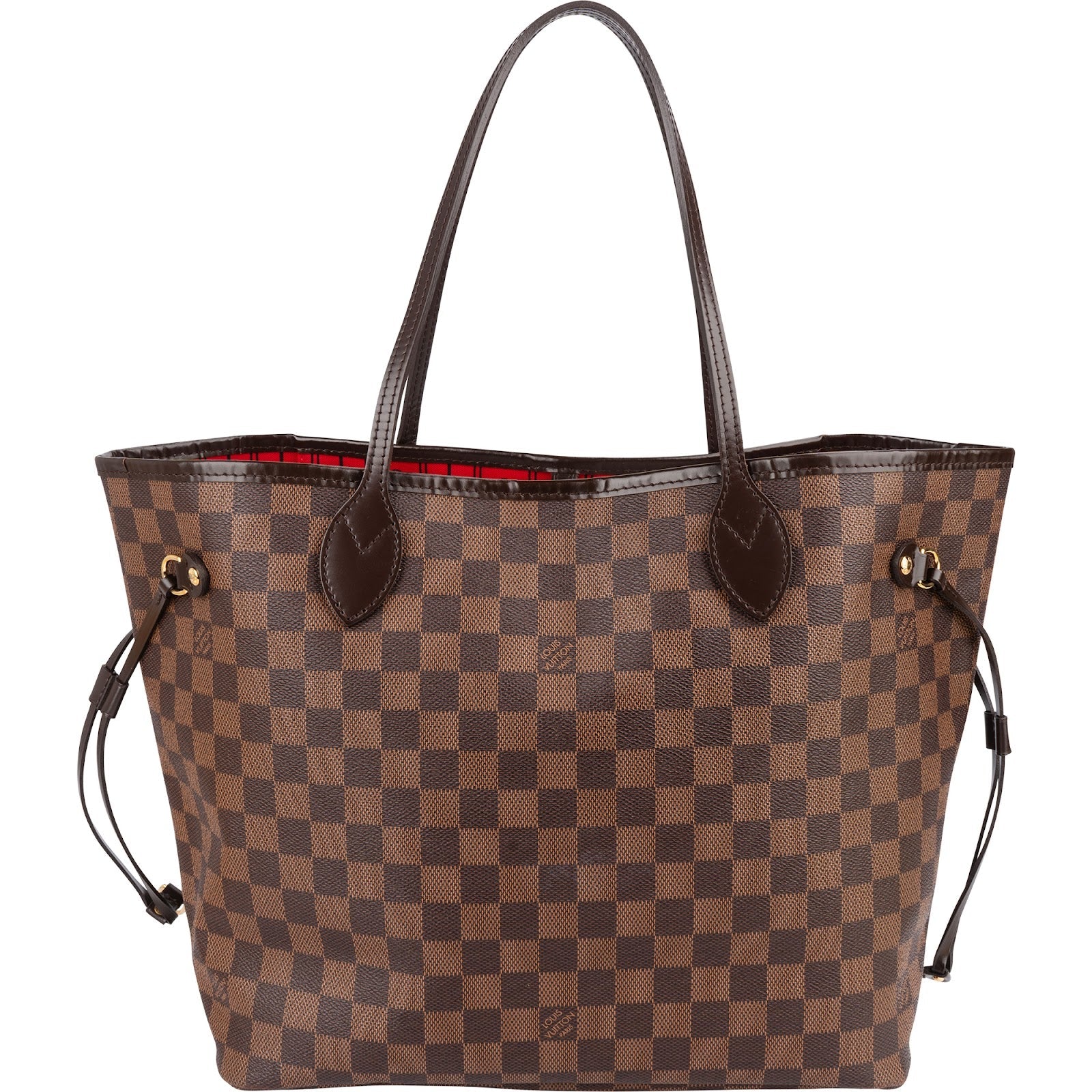 Louis Vuitton Monogram Damier Ebene Neverfull MM Shoulder Bag