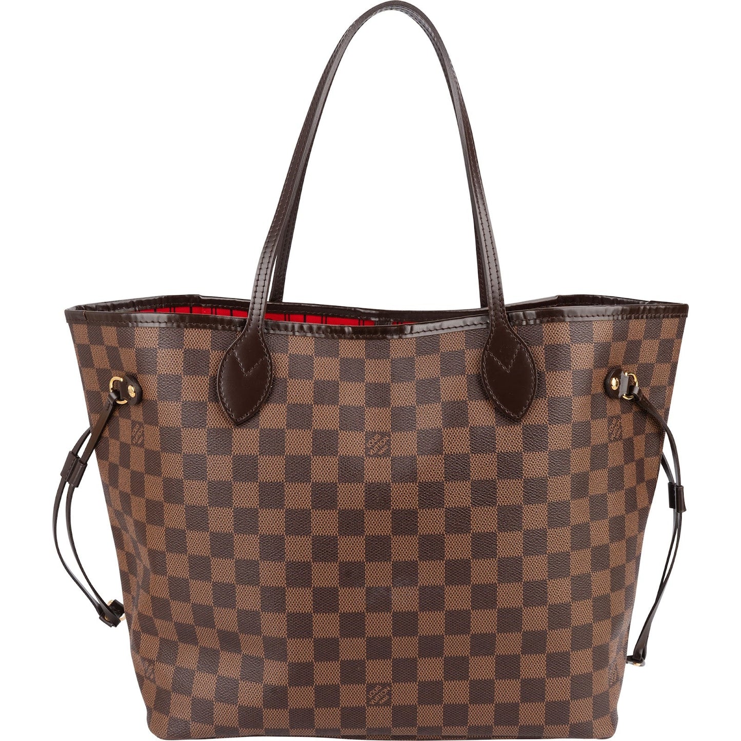 Louis Vuitton Monogram Damier Ebene Neverfull MM Shoulder Bag