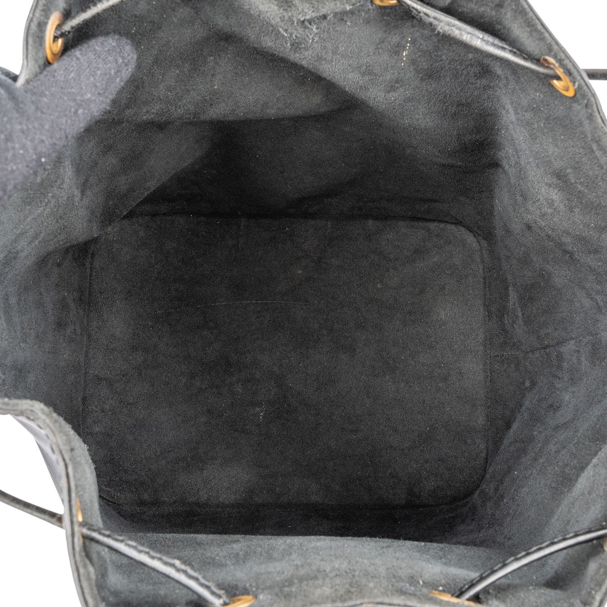 Louis Vuitton Noir Epi Leather Sac Noé Petit Shoulder Bag