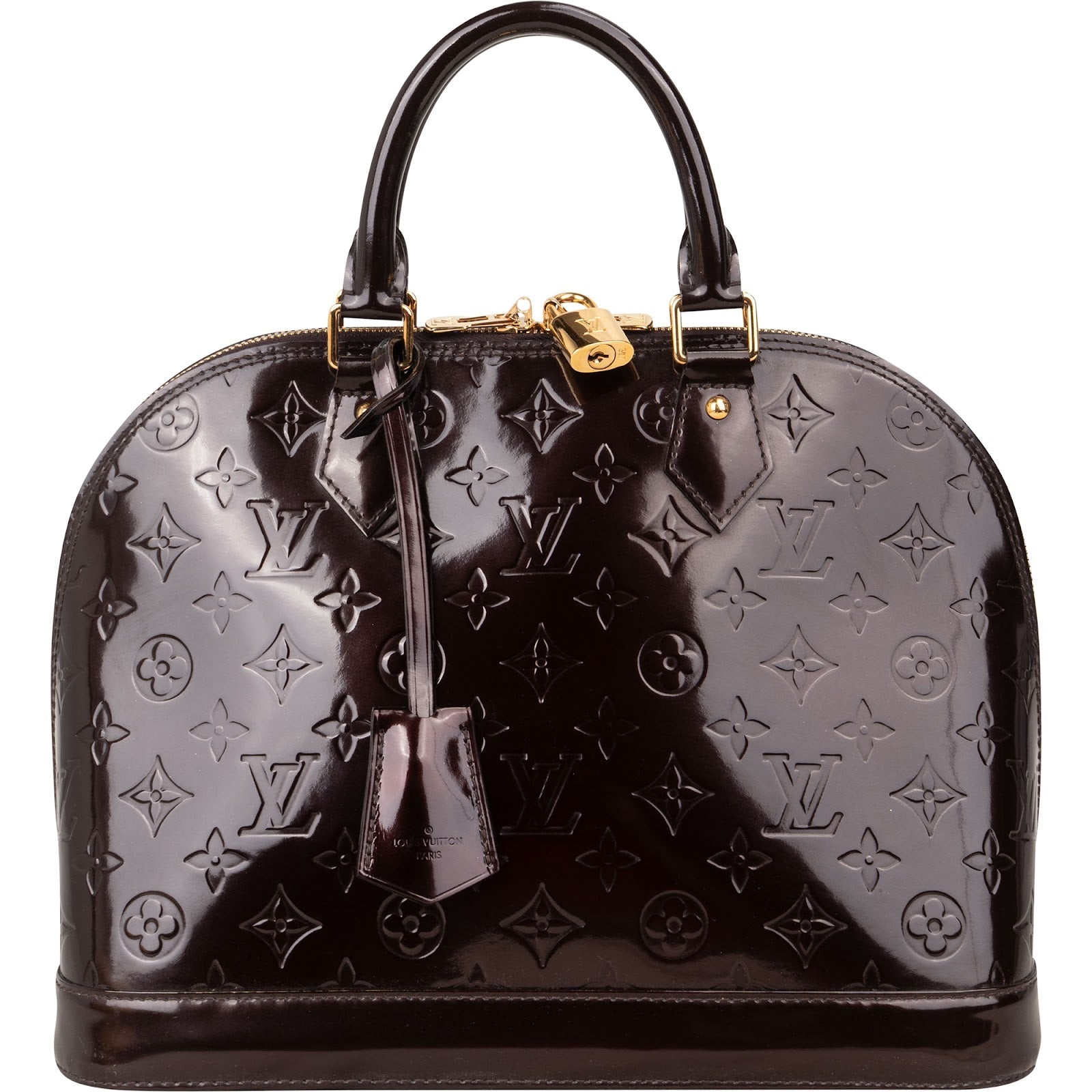 Louis Vuitton Monogram Vernis Leather Alma PM Handbag