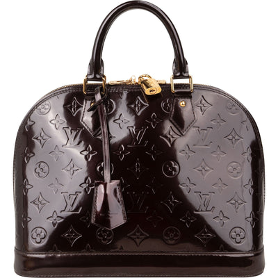 Louis Vuitton Monogram Vernis Leather Alma PM Handbag