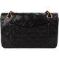 Chanel Quilted Lambskin 24K Gold Small Double Flap Shoulder Bag