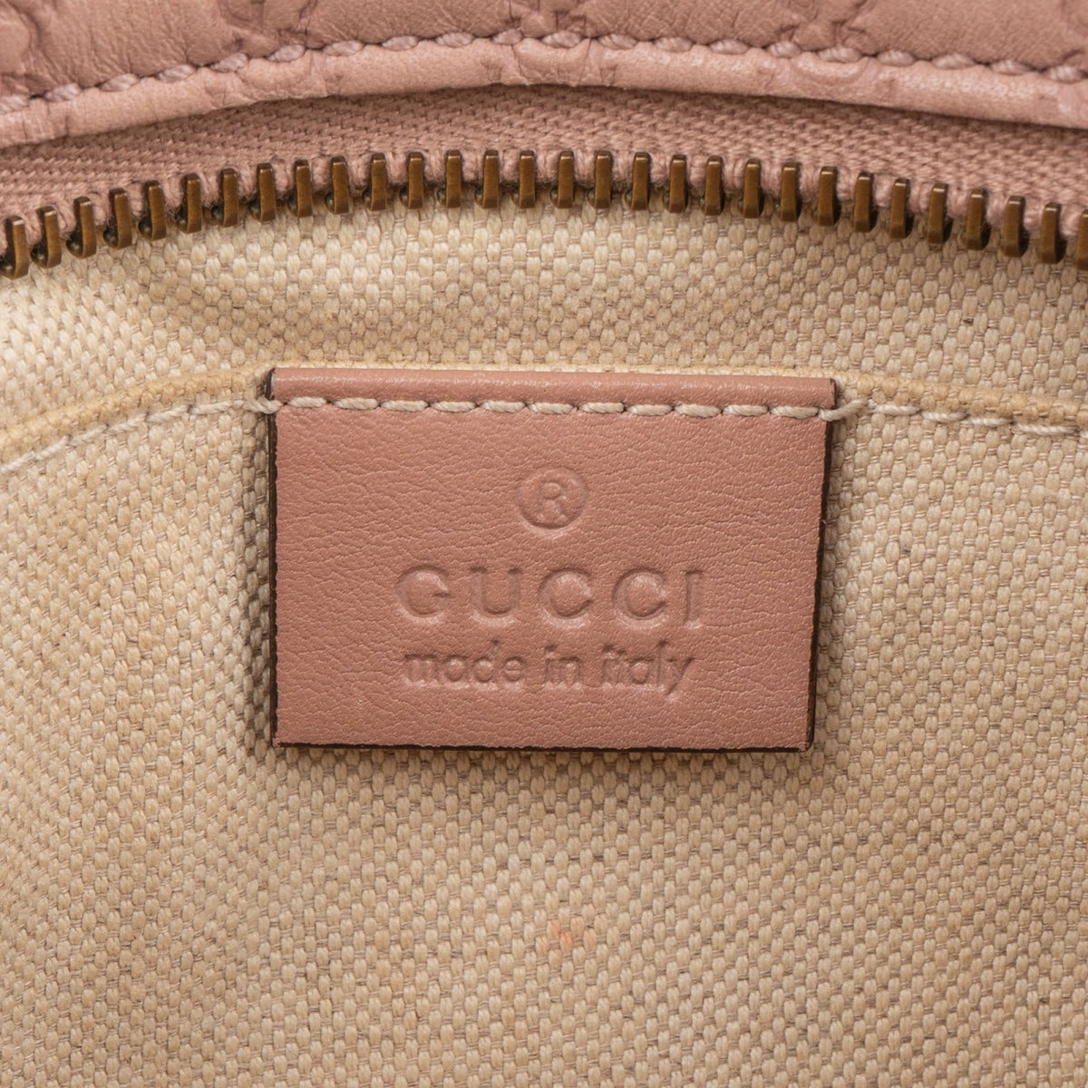 Gucci Microguccissima Leather Bamboo Tassel Disco Camera Crossbody Bag