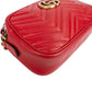Gucci GG Marmont Medium aus Chevron-Leder – Ansicht 7