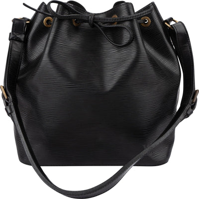 Louis Vuitton Noir Epi Leather Sac Noé Petit Shoulder Bag