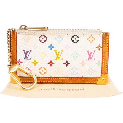 Louis Vuitton Monogram Murakami Multicolor Pochette Cles Key Pouch