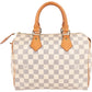 Louis Vuitton Monogram Damier Azur Canvas Speedy 25 Handbag