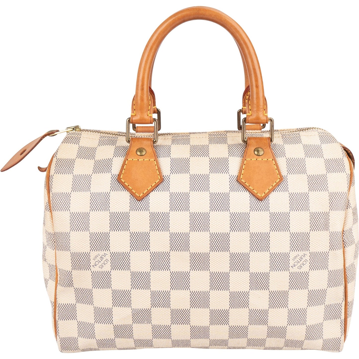 Louis Vuitton Monogram Damier Azur Canvas Speedy 25 Handbag