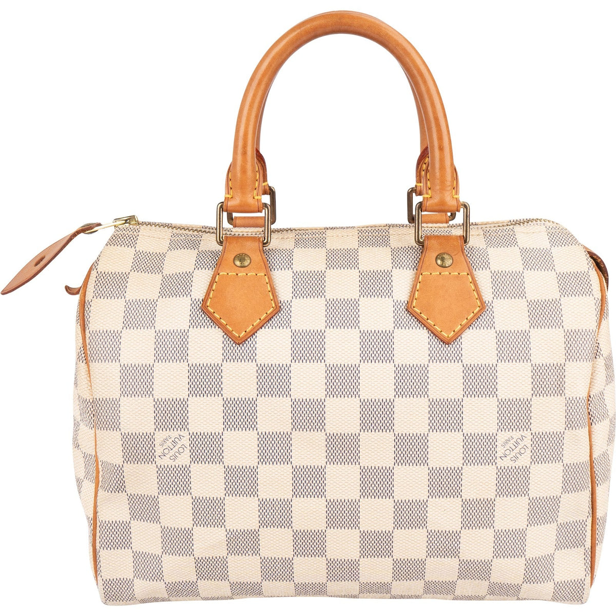 Louis Vuitton Monogram Damier Azur Canvas Speedy 25 Handbag