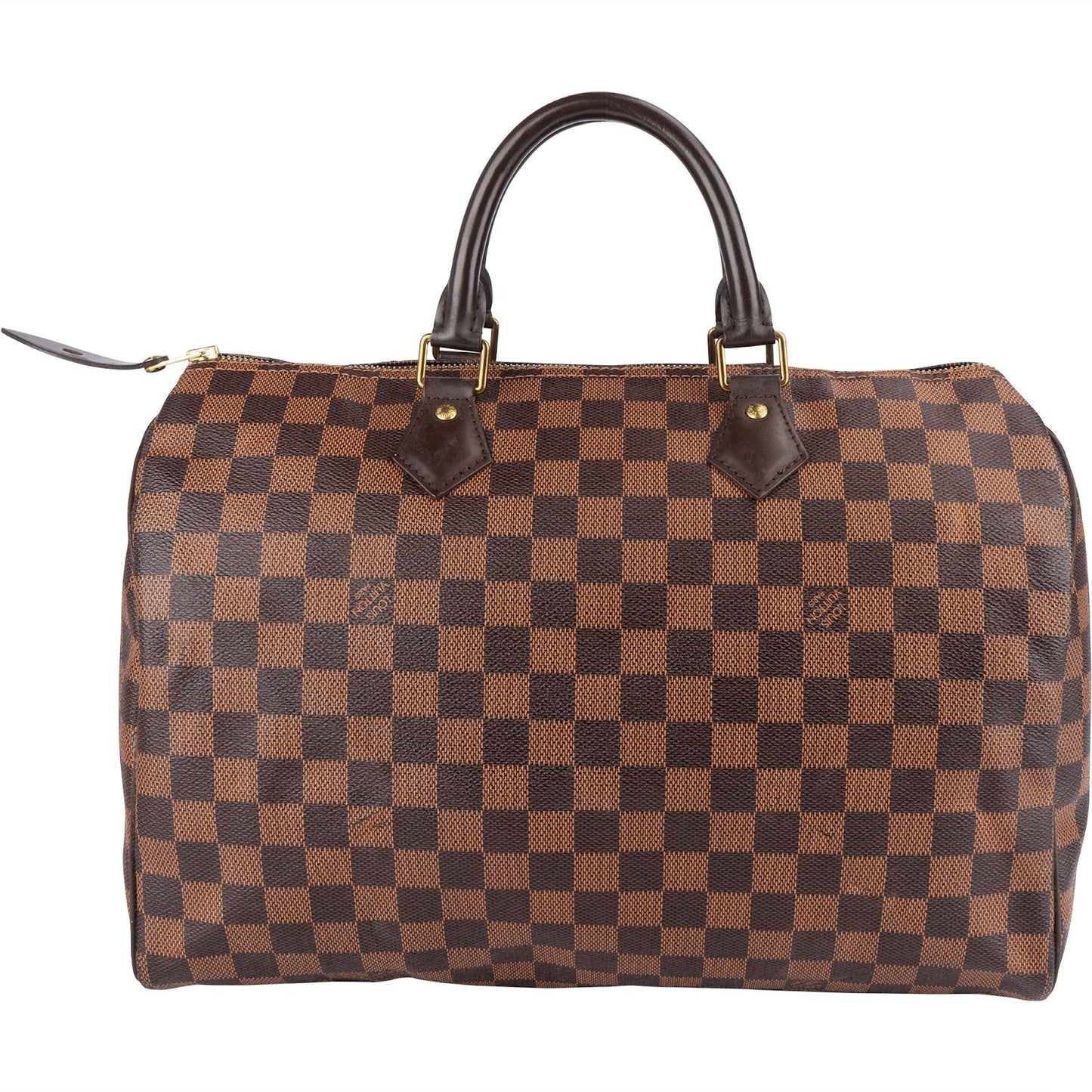 Louis Vuitton Monogram Damier Ebene Speedy 35 Handbag