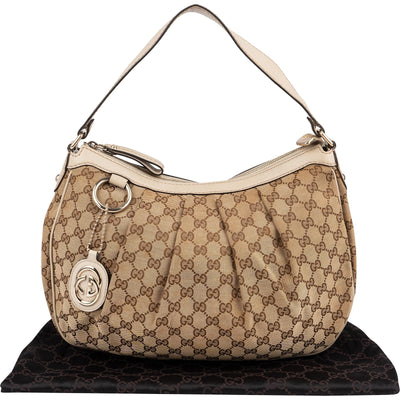 Gucci Monogram GG Canvas Sukey Shoulder Bag
