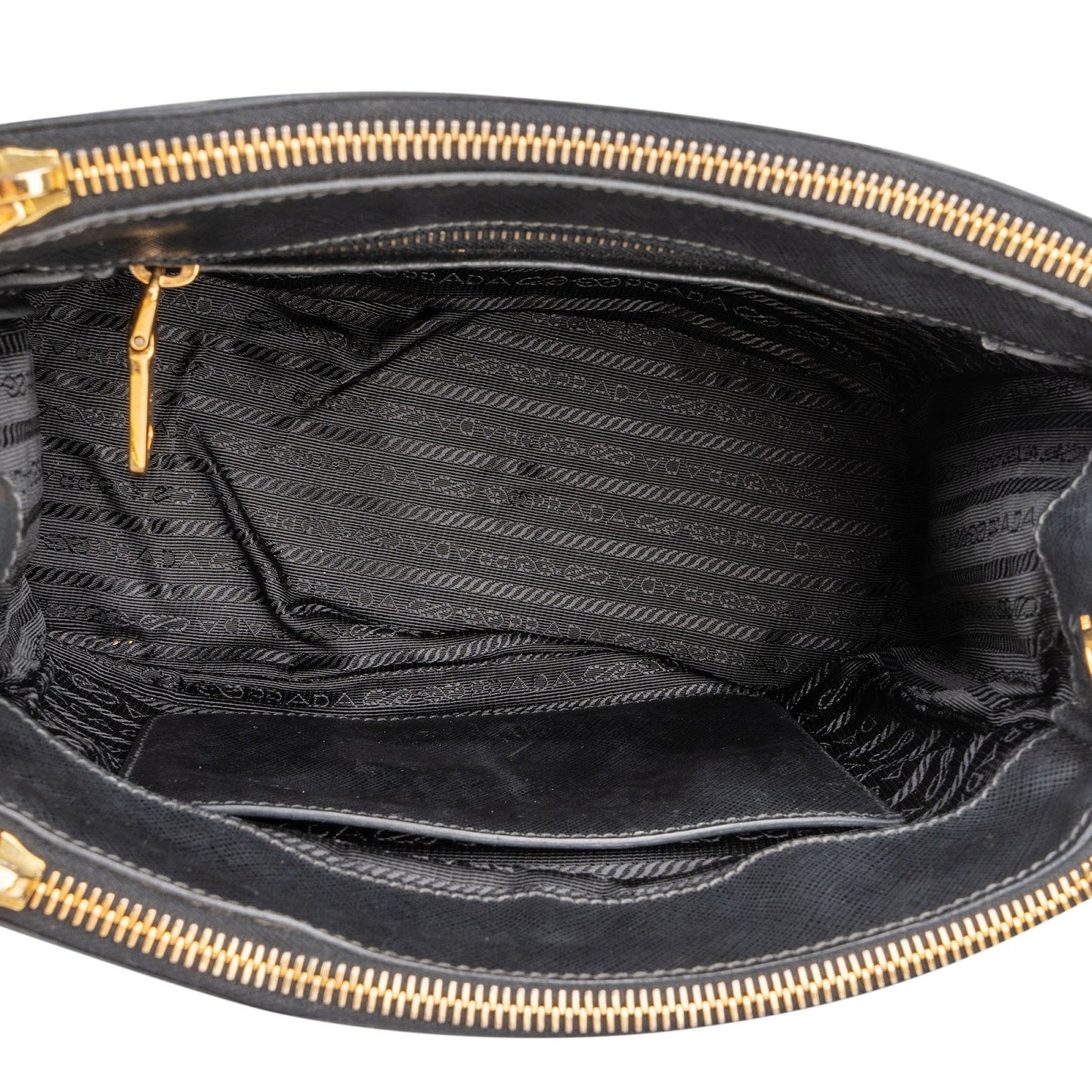 Prada Saffiano Leather Small Galleria Handbag