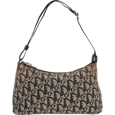Christian Dior Trotter Monogram Cotton Pochette Handbag
