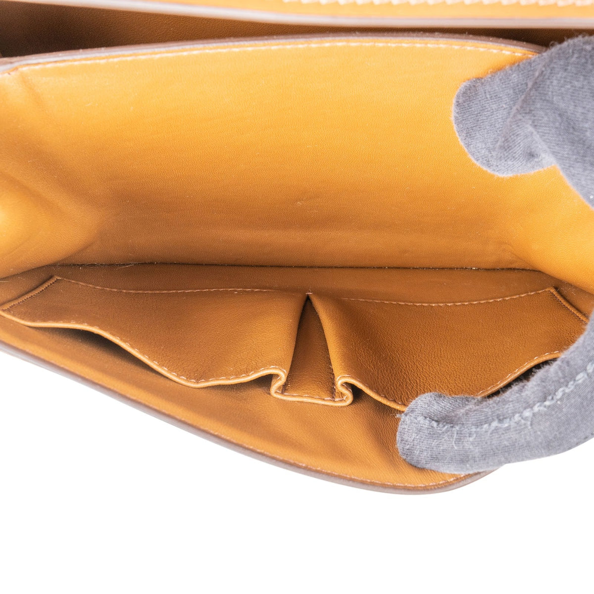 Celine Brown Calfskin Classic Box Crossbody Bag