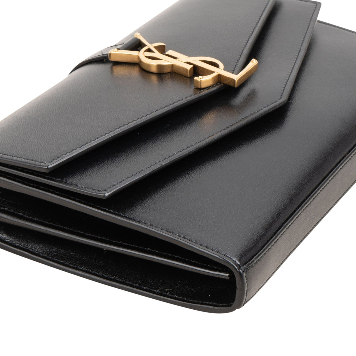 Saint Laurent Smooth Leather Sulpice Wallet On Chain Crossbody Bag