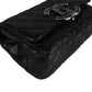 Chanel Quilted Glitter Metallic Suede Crystal-Embelished CC Small Single Flap Shoulder Bag
