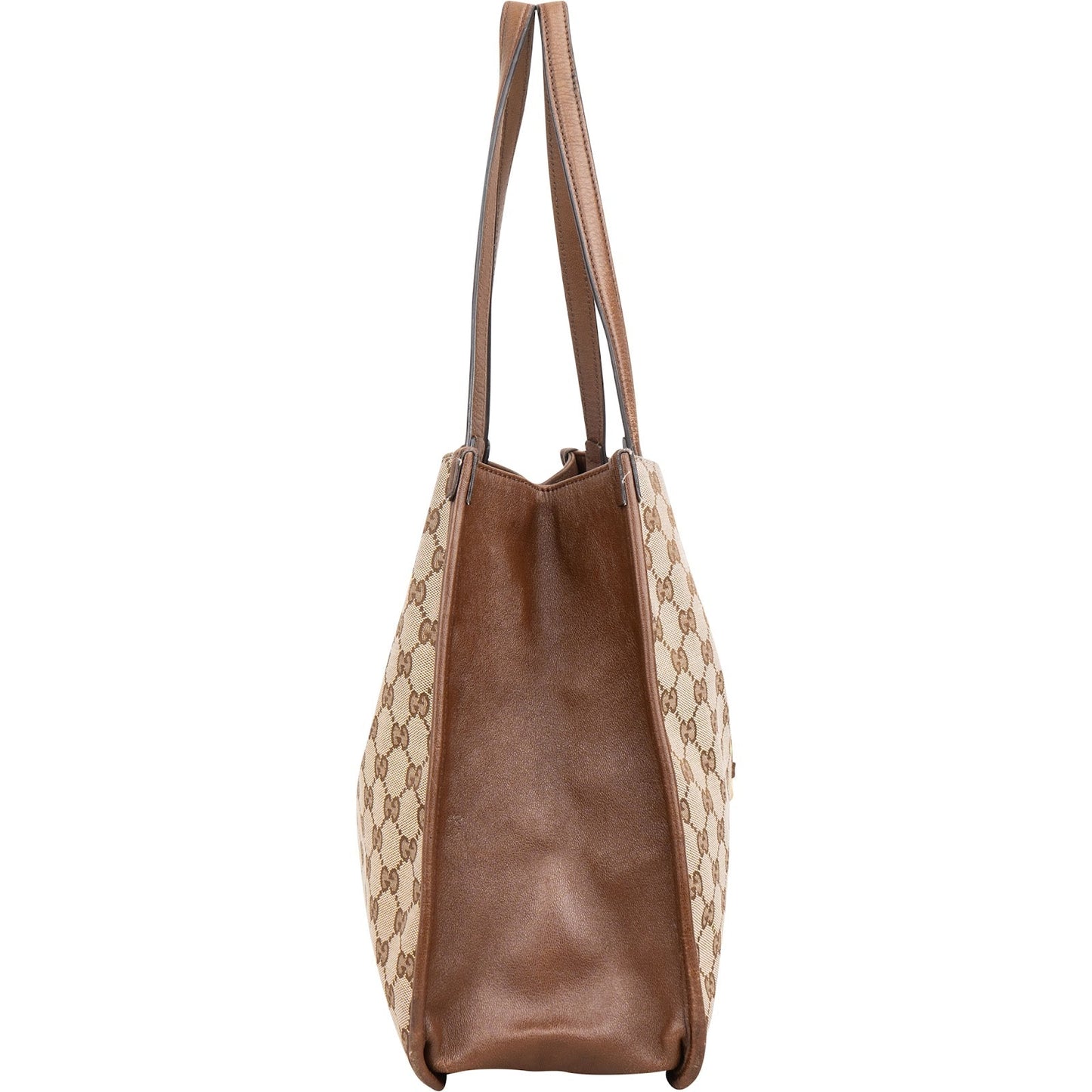 Gucci Monogram GG Supreme Canvas Horsebit Tote Shoulder Bag