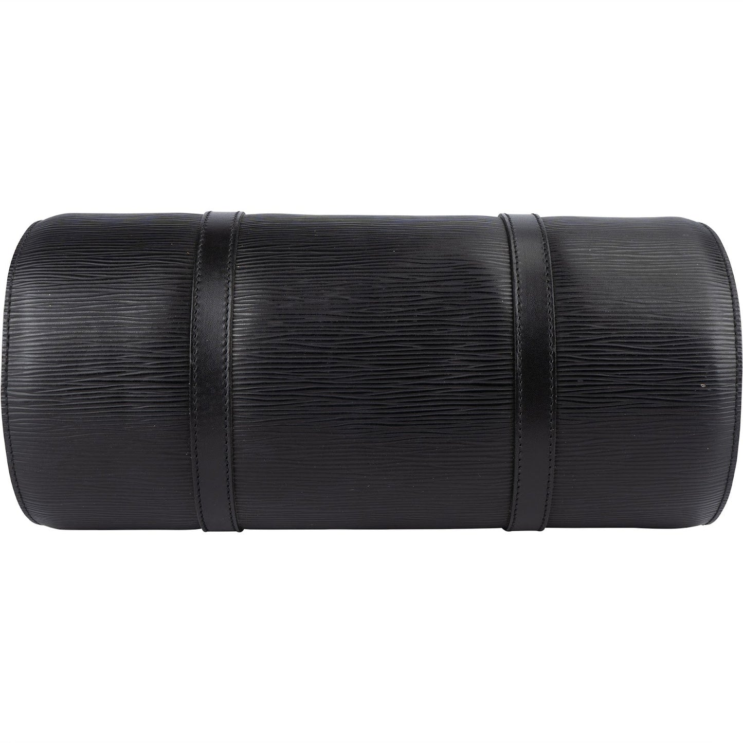 Louis Vuitton Noir Epi Leather Soufflot Handbag