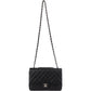 Chanel Quilted Caviar Leather Palladium Jumbo Singe Flap Crossbody Bag