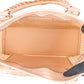 Balenciaga Stitched Checked Monogram Mesh Pink Leather City Handbag