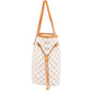Louis Vuitton Monogram Damier Azur Canvas Neverfull MM Shoulder Bag