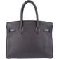 Hermès Prunoir Deep Blue Togo Leather Birkin 30 Handbag