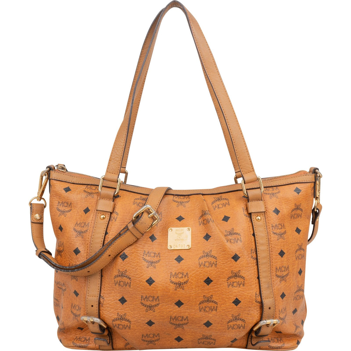 MCM Monogram Visetos Shoulder Bag