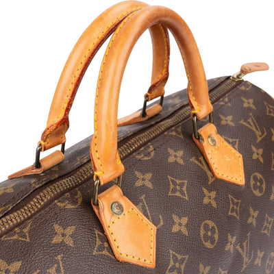 Louis Vuitton Monogram Canvas Speedy 35 Handbag