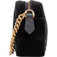Gucci Chevron Velvet Marmont GG Crossbody Bag