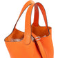 Hermès Tangerine Orange Taurillon Clemence Picotin Lock 18 (PM) Handbag