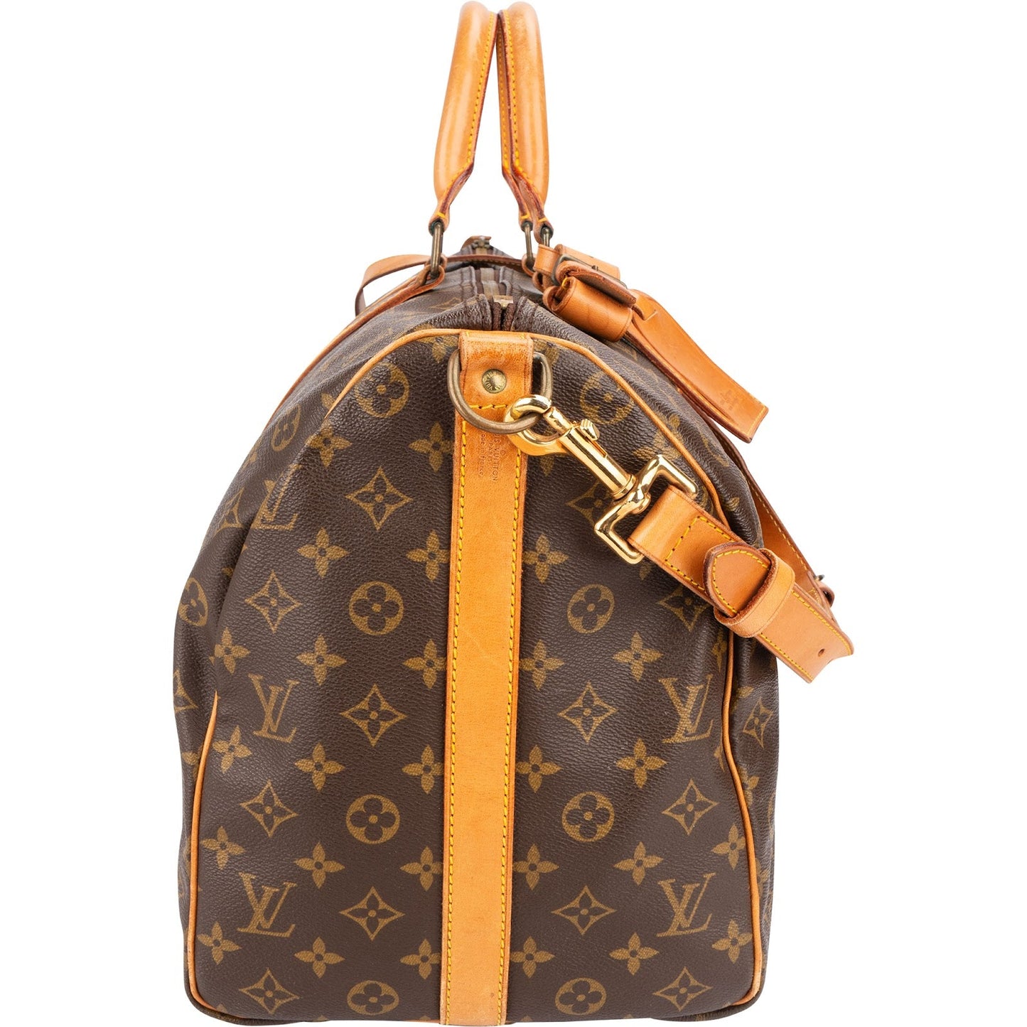 Louis Vuitton Monogram Canvas Keepall 50 Bandoulière Travel Bag