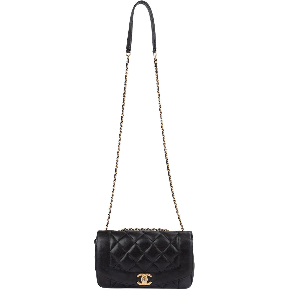 Chanel Diana Single Flap Lammleder, Bild 11 von 14