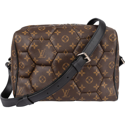 Louis Vuitton Monogram Macassar Hexagon Neo Trocadero Crossbody Bag