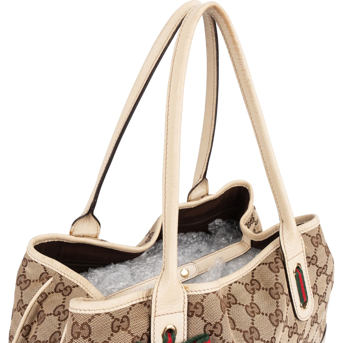 Gucci Monogram GG Canvas Princy Tote Shoulder Bag