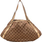 Gucci Monogram GG Metallic Abbey Hobo Shoulder Bag