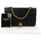 Chanel Quilted Lambskin 24K Gold Single Flap Crossbody Bag