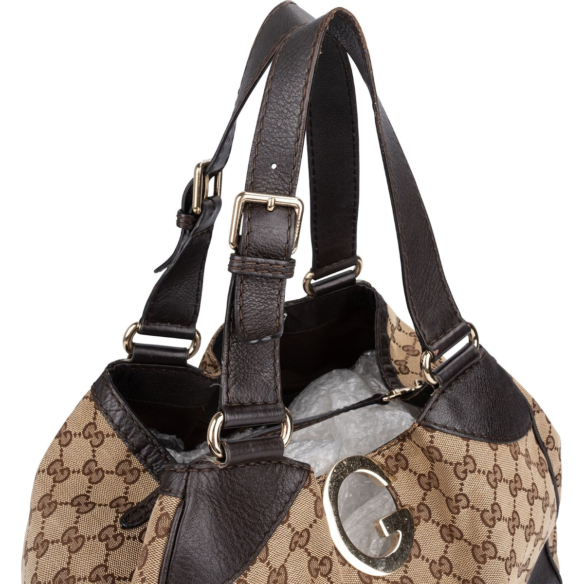 Gucci Monogram GG Canvas Eclipse Hobo Shoulder Bag