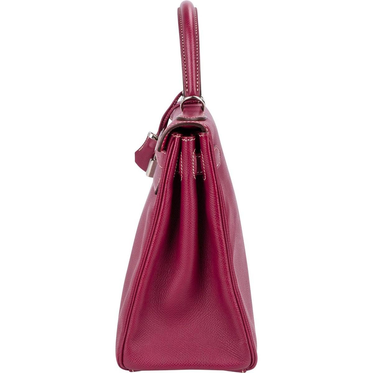 Hermès Pink Epsom Leather Kelly Sellier 28 Handbag